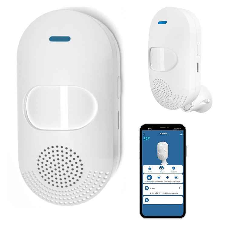 TUYA APP Control Wireless PIR Motion Sensor Alarm WiFi Motion Detector, Tuya WiFi
