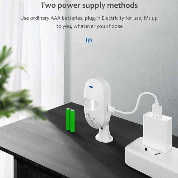 TUYA APP Control Wireless PIR Motion Sensor Alarm WiFi Motion Detector, Tuya WiFi