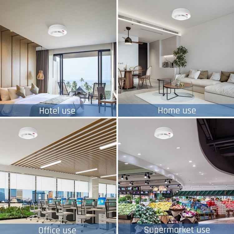 Intelligent Smoke Alarm Remote Fire Smoke Detector, A500 Wireless 433, A600W WiFi