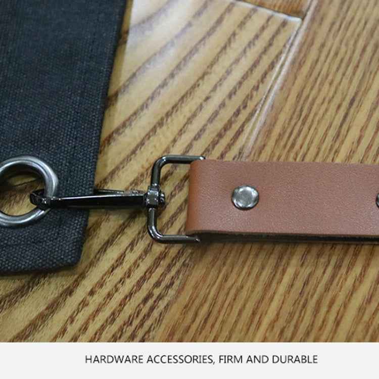 Carpentry Electrician Garden Heavy Canvas Workwear Apron, Black Gray, Black, Army Green, Khaki, Blue, Camel, Belt Black Gray, Belt Black, Belt Army Green, Belt Khaki, Belt Blue, Belt Camel