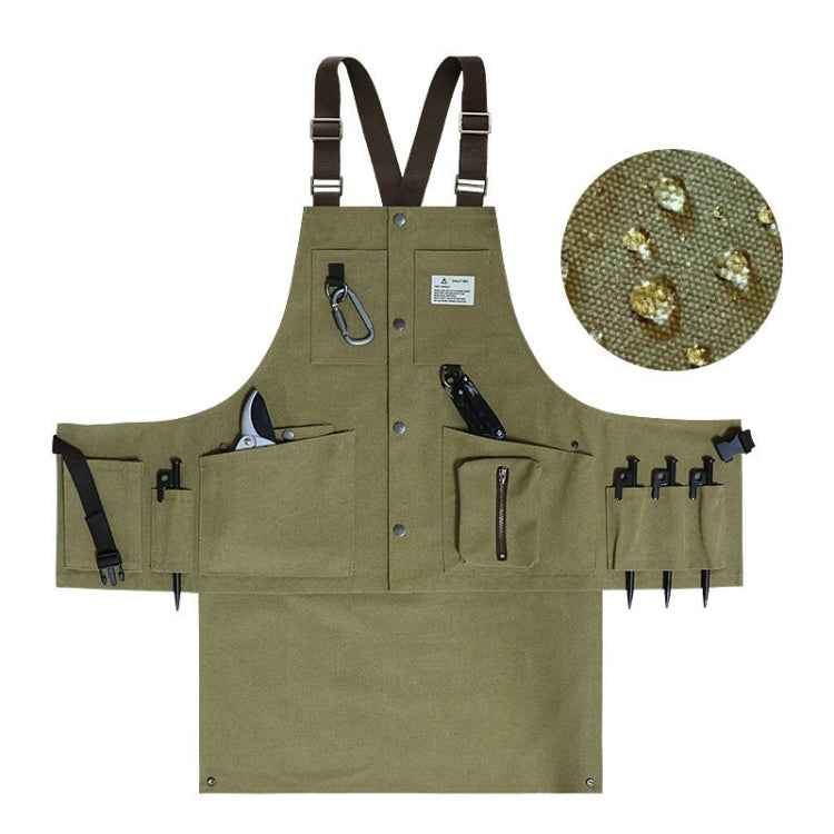Canvas Electric Craftsmen Multi Pocket Tool Apron