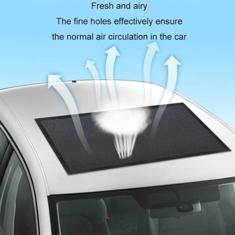 Car Sunroof Magnetic Suction Anti-Mosquito Cover Anti-Mosquito Screen Window, 100x65cm