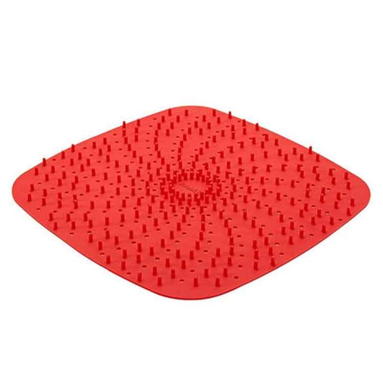 Air Fryer Reusable Silicone Liner Mat Non-Stick Steamer Pad Kitchen Accessories, Round 20cm Black, Round 20cm Red, Square Black 20.2cm, Square Red 20.2cm, Square Red 23cm, Square Black 23cm