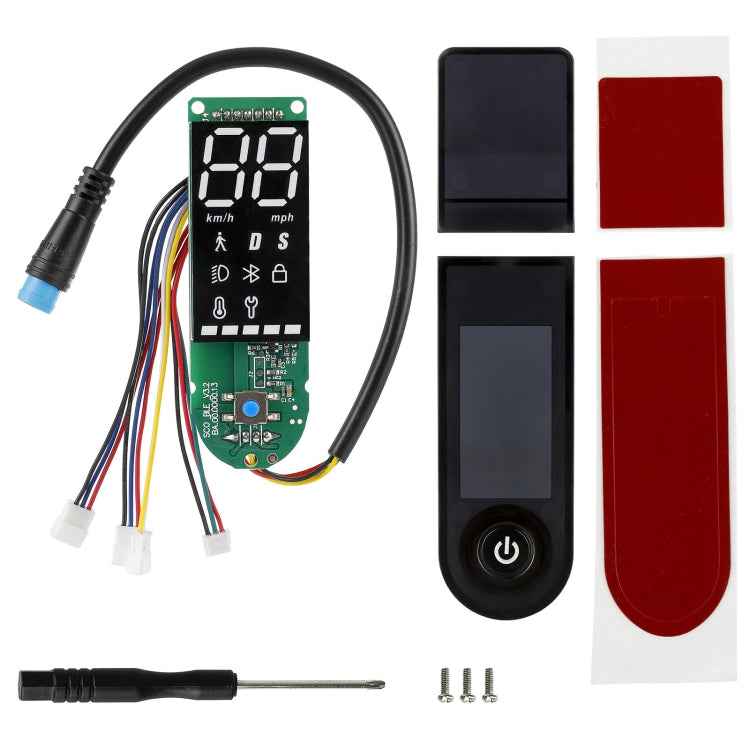 For Xiaomi Electric Scooter Pro/Pro 2/1S Four-Wire Double Brake Bluetooth Board Set, Only Board, With Switch Panel
