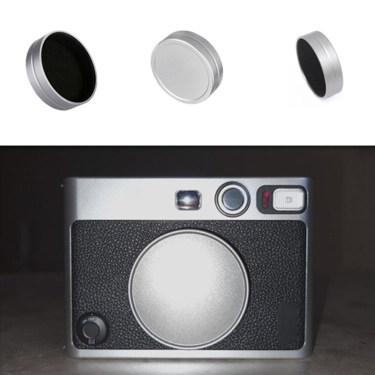 For FUJIFILM Instax Mini EVO Camera Lens Cap Aluminum Alloy Protective Cover, Camera Lens