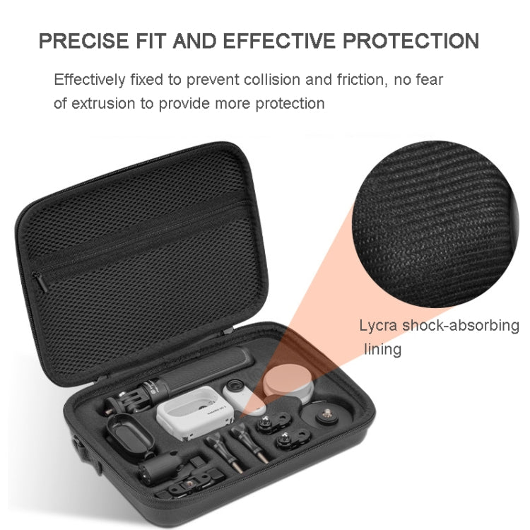 For Insta360 GO 3 XFJI Storage Bag Portable Travel Bag Complete Carrying Case, For Insta360 GO 3