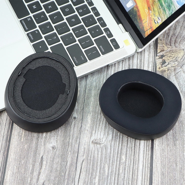 For SteelSeries 2pcs Ice Gel Headphone Covers, Ice 3/5/7 Black, Nova Pro Wired Black, NOVA Pro Bluetooth with Buckle Gel + Ice Silk Cloth