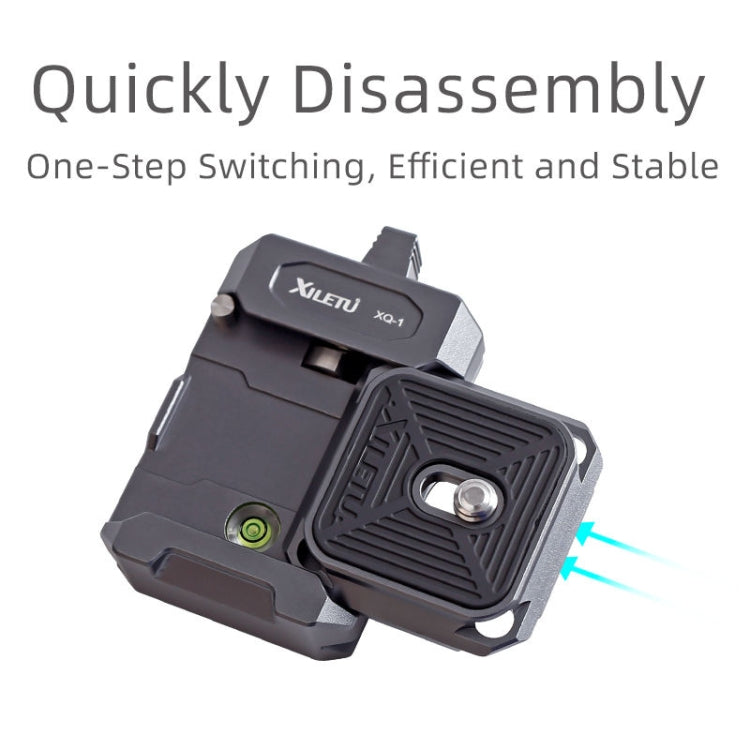 XILETU PQ-38 Quick Release Plate Base Tripod Slider Mount Adapter, PQ-38 Quick Release Plate