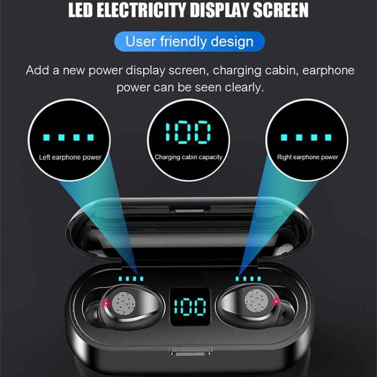 LED Digital Display Wireless In-Ear Noise Reduction Long Life Bluetooth Headset