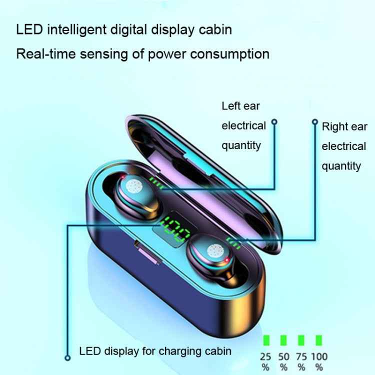 LED Digital Display Wireless In-Ear Noise Reduction Long Life Bluetooth Headset