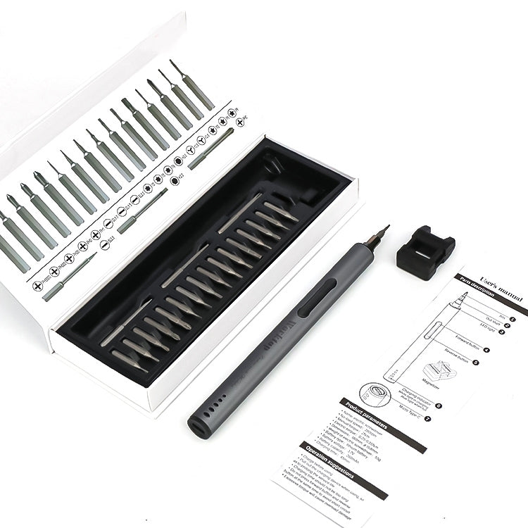 BAKU Worktop 280rpm/Min 0.35N.M Electric Screwdriver Set With 20 Bits