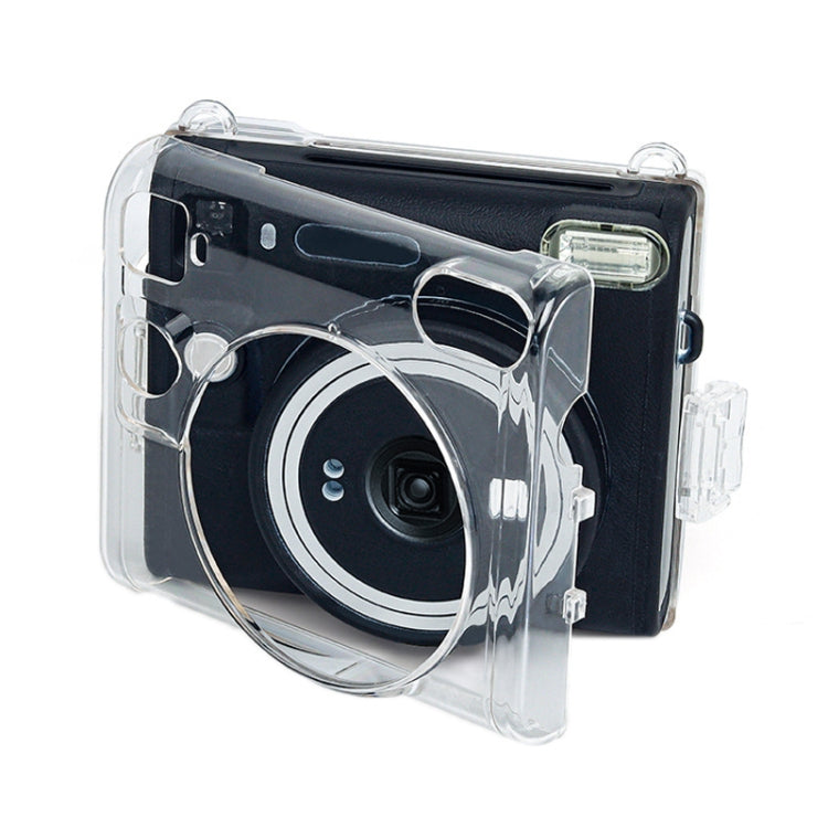 For instax SQUARE SQ40 Lanyard Camera Transparent Crystal Protective Case, For instax SQUARE SQ40