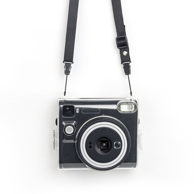 For instax SQUARE SQ40 Lanyard Camera Transparent Crystal Protective Case, For instax SQUARE SQ40