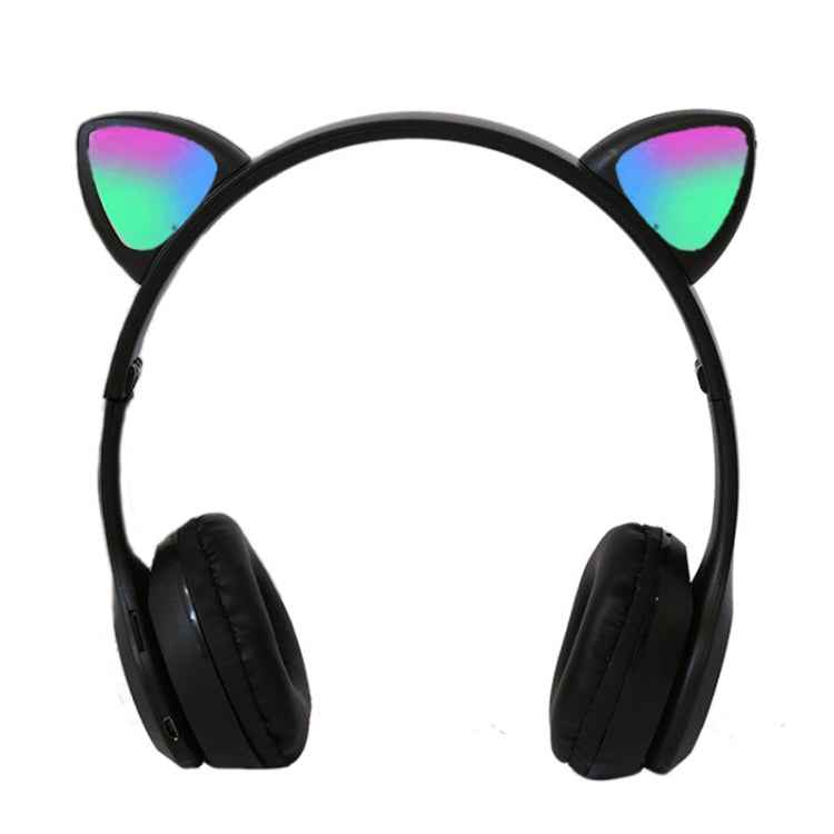 P47M LED Light-emitting Cat Ears Gaming Bluetooth Wireless Headset