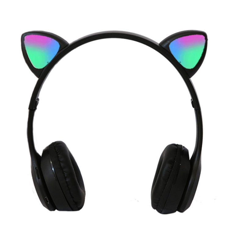 P47M LED Light-emitting Cat Ears Gaming Bluetooth Wireless Headset