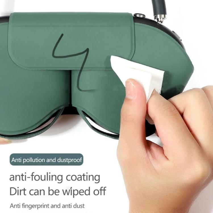 For AirPods Max Headphone Protective Cover Soft Case, Dark Green, White, Red