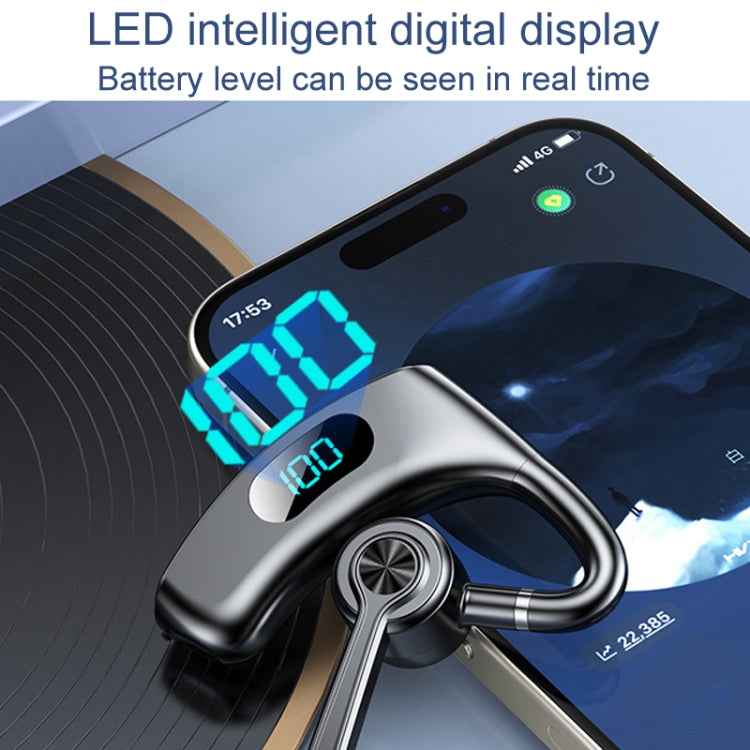 V600 On-Ear OWS Bone Conduction Gaming Noise Reduction Bluetooth Earphones