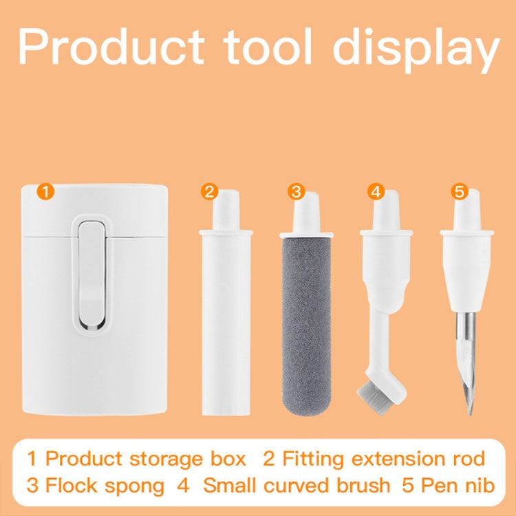 Q5D Mini Portable Bluetooth Headset Mobile Phone Cleaning Pen Multifunctional Cleaning Stick, Q5D (White), Q5D (Black)