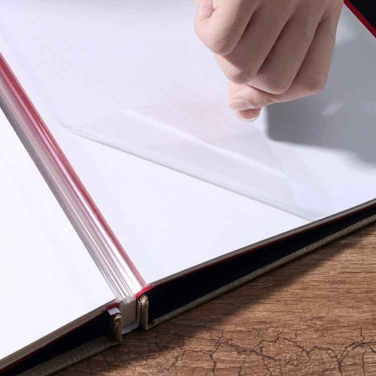 Simple Linen Self-adhesive Film Album Retro Family Large Capacity Handmade Creative Gifts