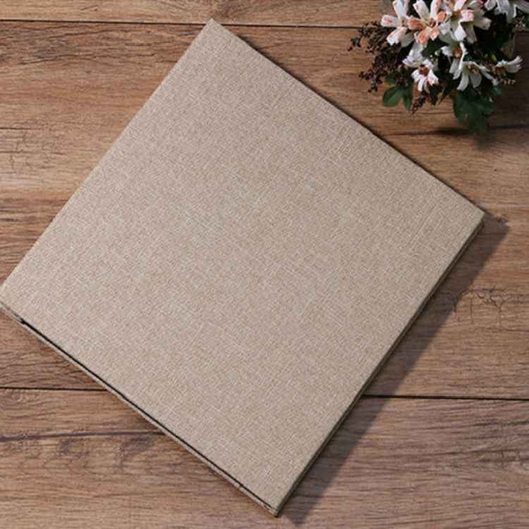 Simple Linen Self-adhesive Film Album Retro Family Large Capacity Handmade Creative Gifts