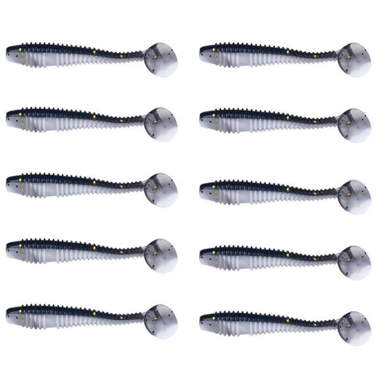 HENGJIA Spaghetti Worm T-Tail Soft Bait Spiral Fishing Dummy Lures, 4.5cm 10pcs /Pack, 5.5cm 10pcs /Pack, 7.5cm 6pcs /Pack