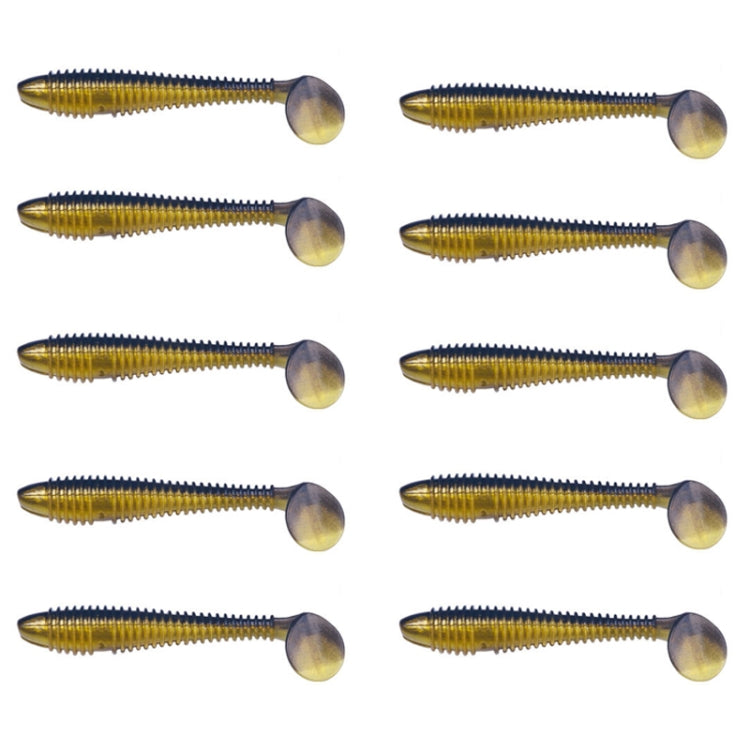 HENGJIA Spaghetti Worm T-Tail Soft Bait Spiral Fishing Dummy Lures, 4.5cm 10pcs /Pack, 5.5cm 10pcs /Pack, 7.5cm 6pcs /Pack