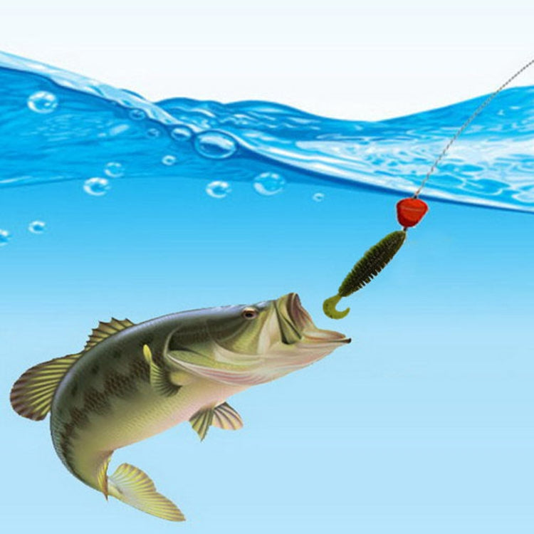 HENGJIA Spaghetti Worm T-Tail Soft Bait Spiral Fishing Dummy Lures, 4.5cm 10pcs /Pack, 5.5cm 10pcs /Pack, 7.5cm 6pcs /Pack