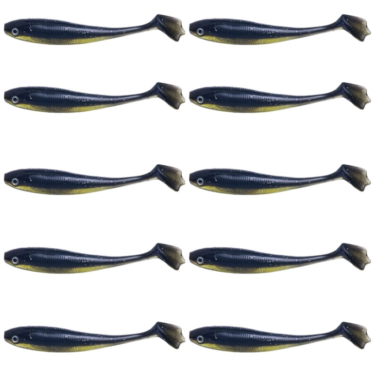 HENGJIA T-Tail Soft Dummy Bait Freshwater Fishing Lures, 7.5cm 10pcs /Pack, 10.5cm 6pcs /Pack