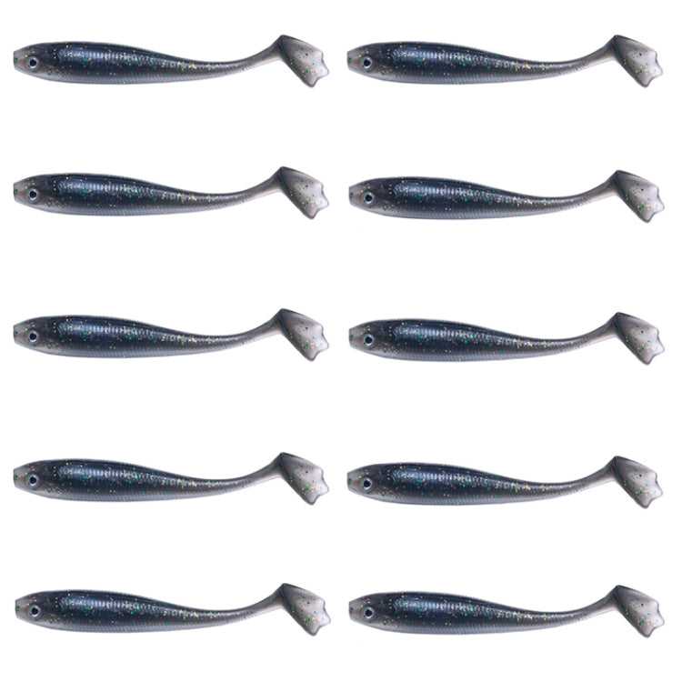 HENGJIA T-Tail Soft Dummy Bait Freshwater Fishing Lures, 7.5cm 10pcs /Pack, 10.5cm 6pcs /Pack
