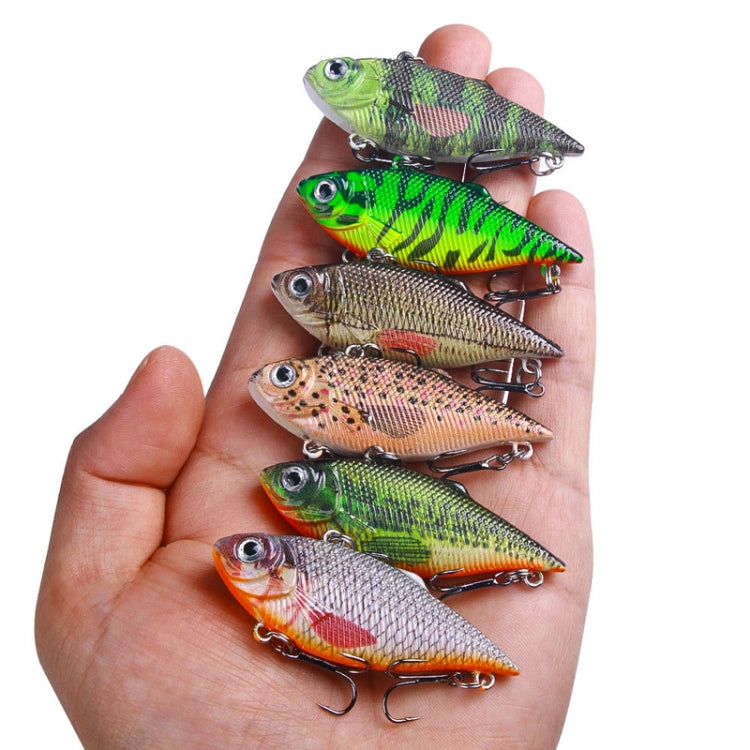 10colors /Set HENGJIA VI101 Painted VIB Dummy Lure Lua Submerged Baits, 6.4cm 8g