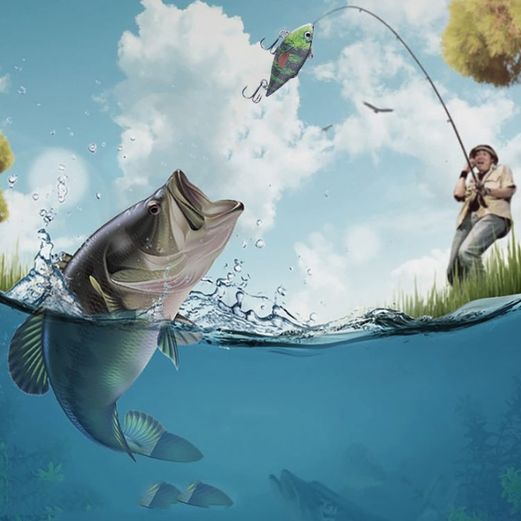 10colors /Set HENGJIA VI101 Painted VIB Dummy Lure Lua Submerged Baits, 6.4cm 8g