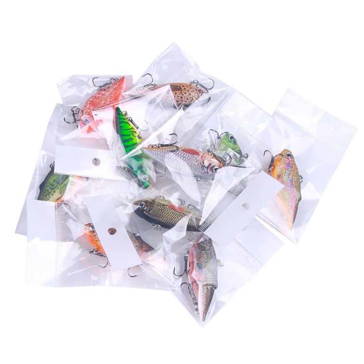 10colors /Set HENGJIA VI101 Painted VIB Dummy Lure Lua Submerged Baits, 6.4cm 8g