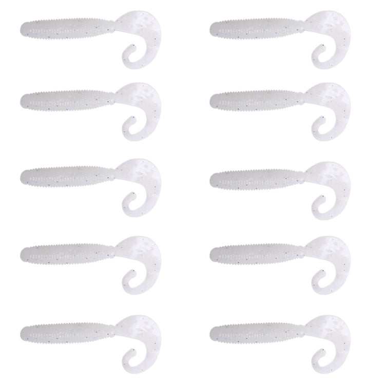HENGJIA Curved-Tail Soft Dummy Bait Freshwater Fishing Lures, 5cm 10pcs /Pack, 6cm 10pcs /Pack, 7cm 10pcs /Pack