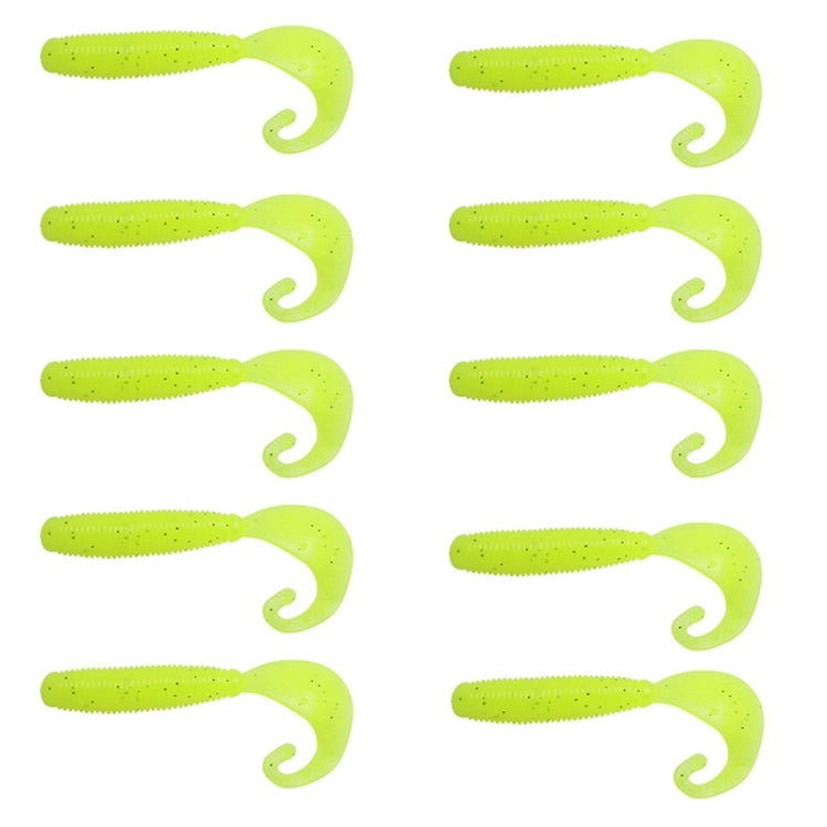 HENGJIA Curved-Tail Soft Dummy Bait Freshwater Fishing Lures, 5cm 10pcs /Pack, 6cm 10pcs /Pack, 7cm 10pcs /Pack