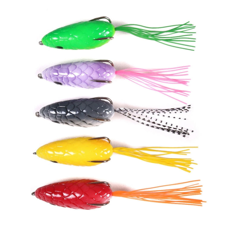 5colors /Set HENGJIA FO035 Lua Snake Skin Thunder Brogue Dummy Bait Blackfish Fishing Bait, 6cm 10g