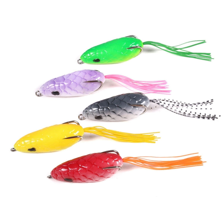 5colors /Set HENGJIA FO035 Lua Snake Skin Thunder Brogue Dummy Bait Blackfish Fishing Bait, 6cm 10g