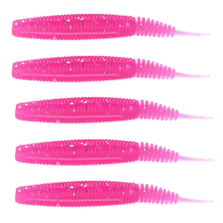 5pcs /Pack HENGJIA SO109 Spaghetti Worm Soft Bait Spiral Fishing Dummy Lures, 10cm 7g