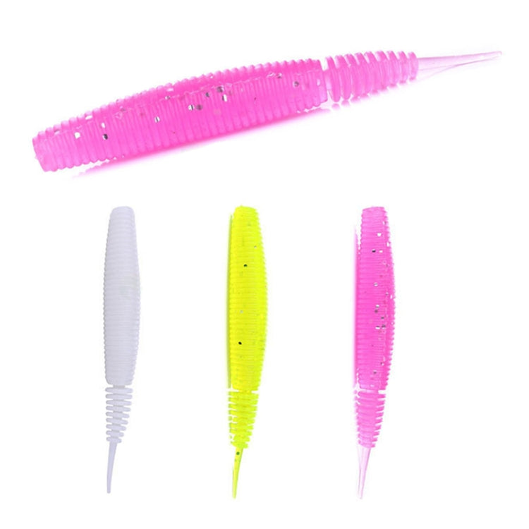 5pcs /Pack HENGJIA SO109 Spaghetti Worm Soft Bait Spiral Fishing Dummy Lures, 10cm 7g