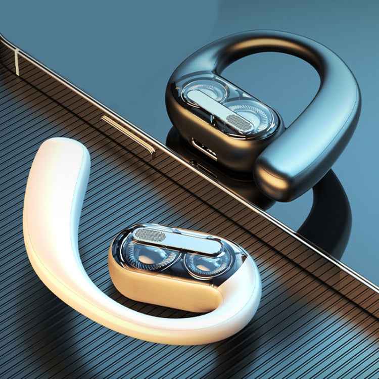 LX09 Single Ear Dual Speaker Stereo OWS On-Ear Bluetooth Earphone