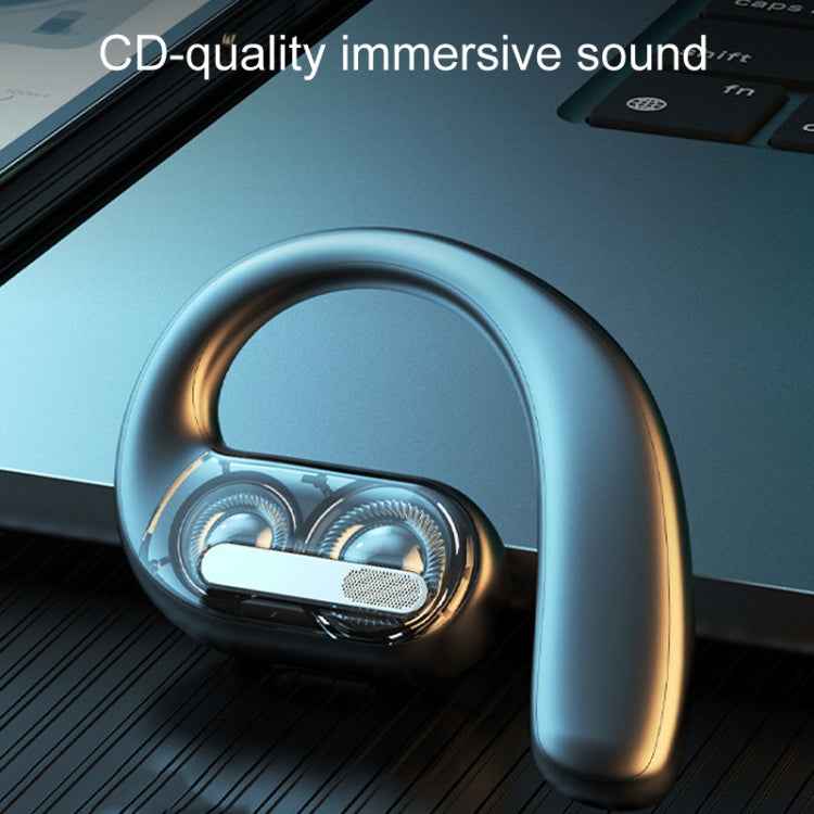 LX09 Single Ear Dual Speaker Stereo OWS On-Ear Bluetooth Earphone