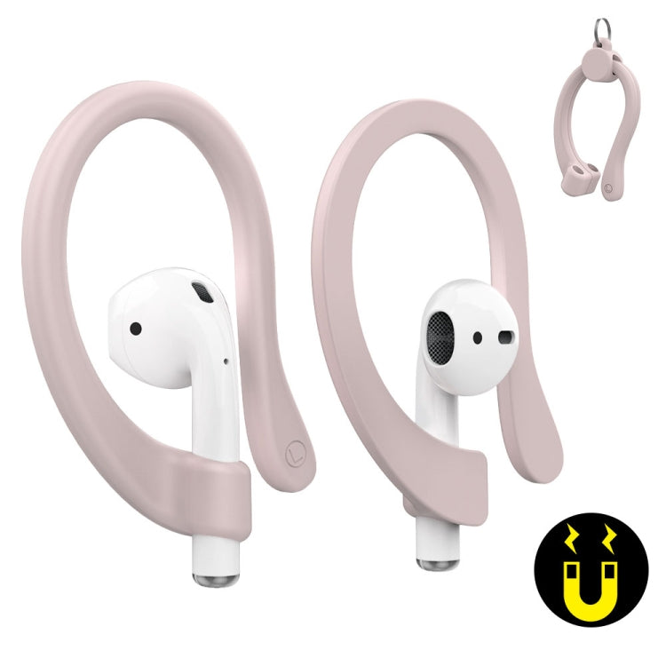 AhaStyle PT78 1pair Wireless Earphones Magnetic Silicone Storage Anti-Loss Earhooks For Apple AirPods 1 / 2 / 3 / Pro / Pro 2