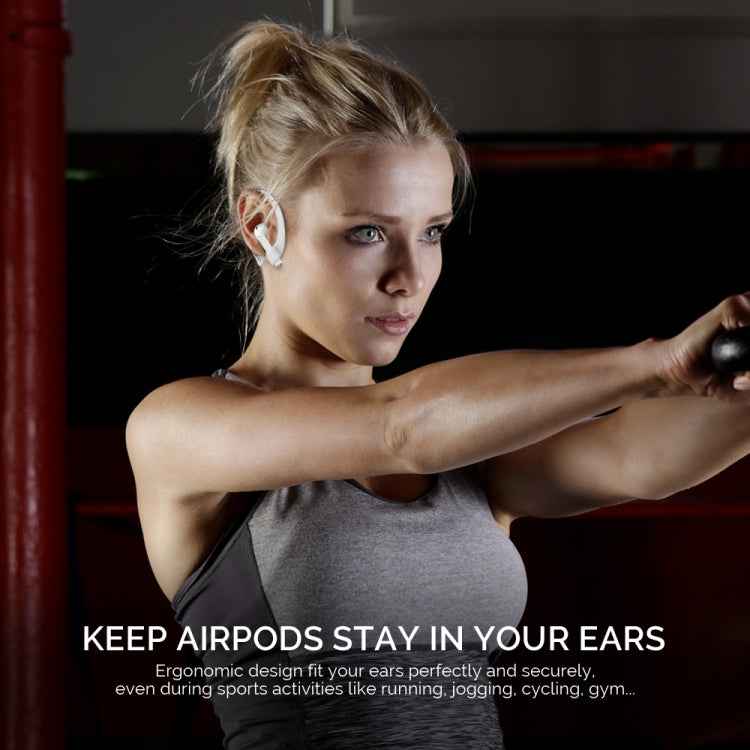 AhaStyle PT78 1pair Wireless Earphones Magnetic Silicone Storage Anti-Loss Earhooks For Apple AirPods 1 / 2 / 3 / Pro / Pro 2