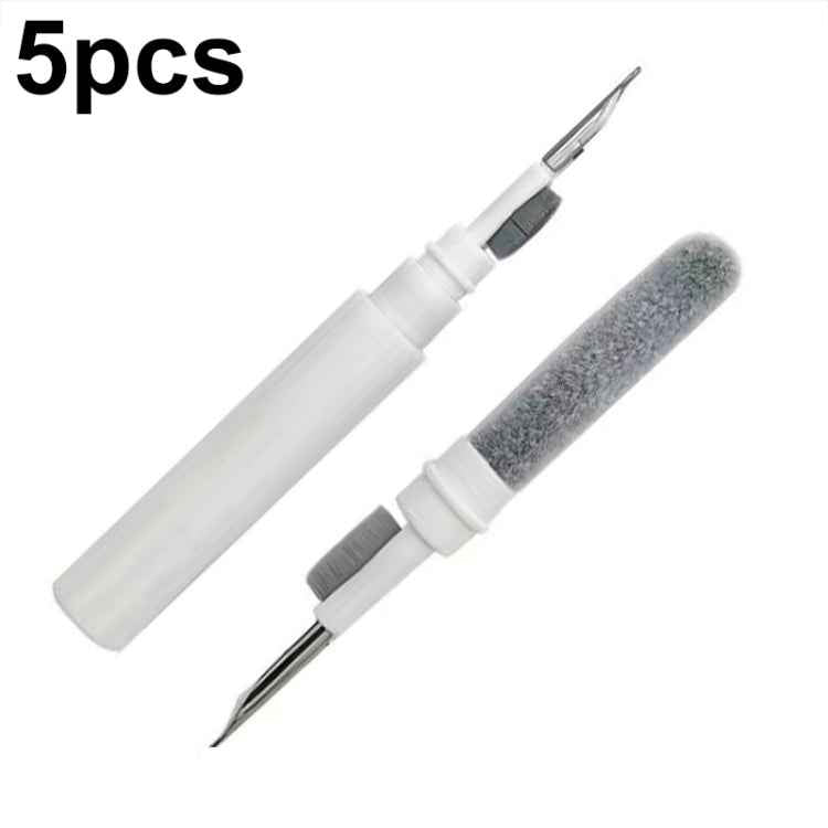 5pcs SM-116 3-in-1 Multifunctional Bluetooth Earphone Cleaning Pen Keyboard Cleaning Brush Set