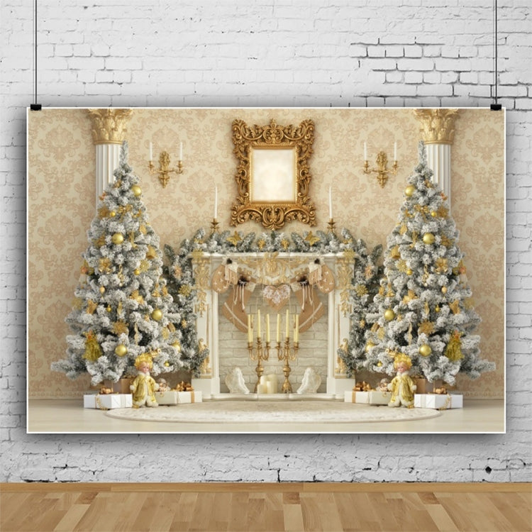 120x80cm Christmas Wreath Snow Scene Photography Background Curtain, 11421618, 11421670, 11421909, 11422035, 11422036, 11422037, 12805213, 12805214, 12805218