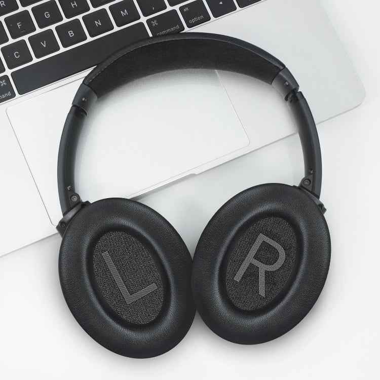 For BOSE QC45 1pair Headphone Sponge Earmuff Leather Cover