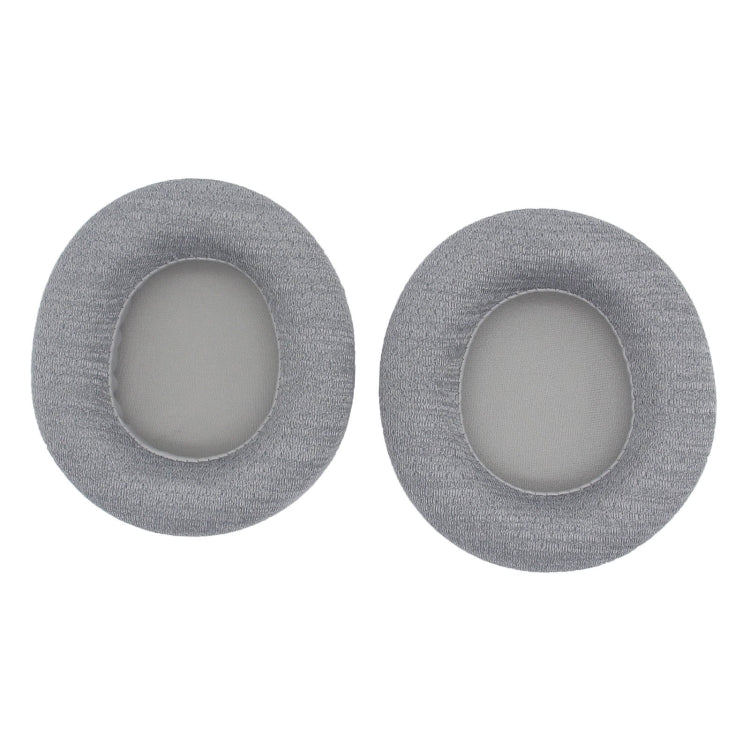 1pair For SteelSeries Arctis Nova 3 / 5 / 7 / Pro Wired Headphone Sponge Cover, Black Leather, Black Pattern, Gray Net