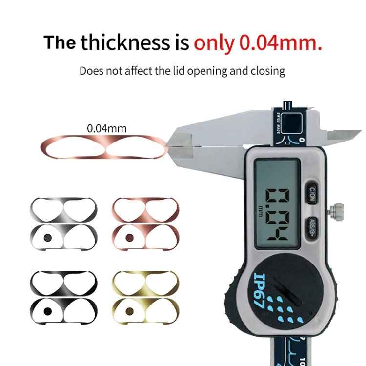 For Apple AirPods 4 Metal Sticker Case