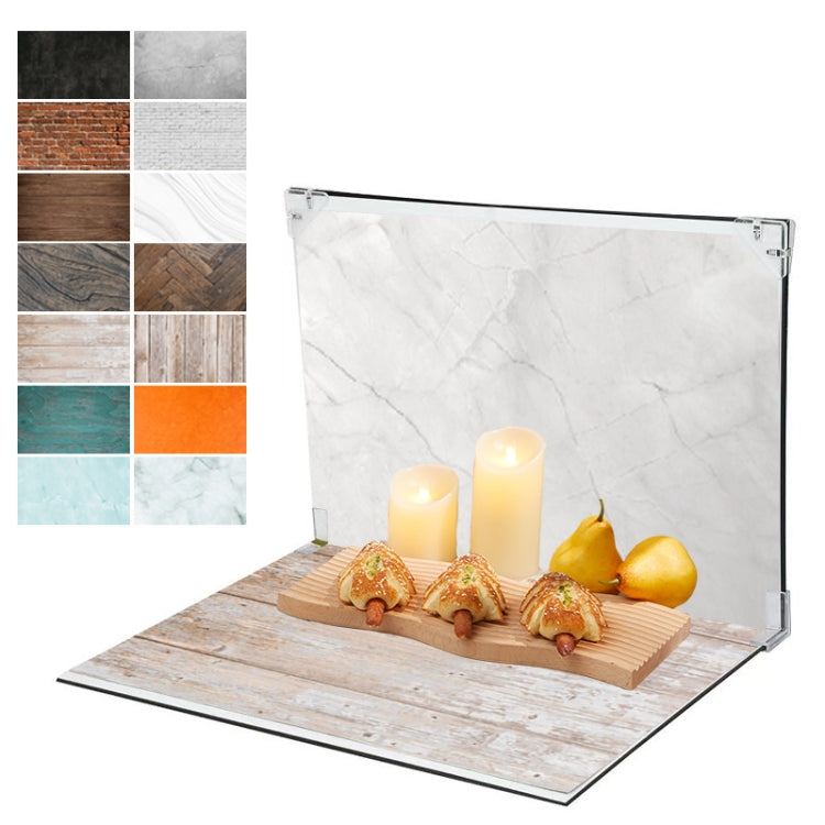 30x40cm 2+7 Thick Background Boards Photography Props Background Set, One, Two, Three