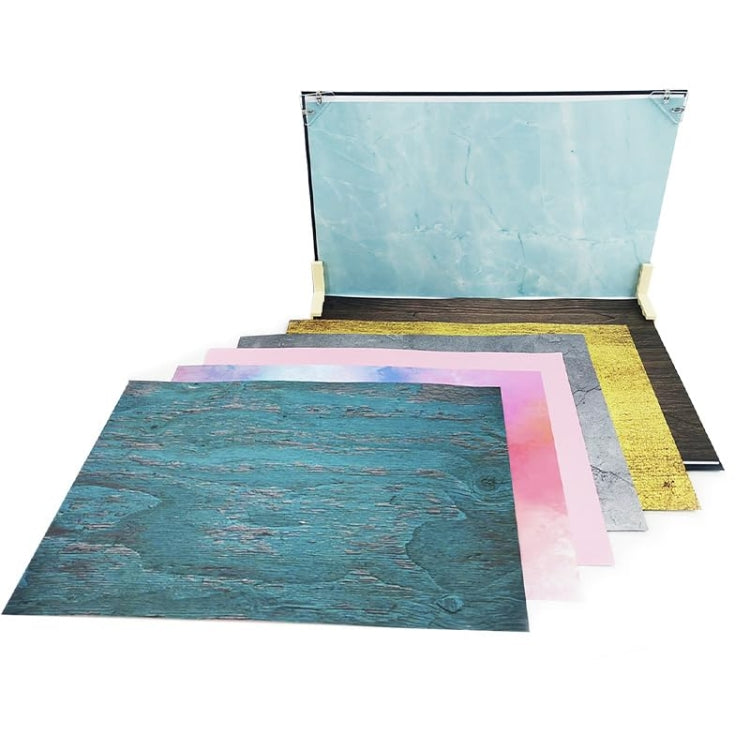 30x40cm 2+7 Thick Background Boards Photography Props Background Set, One, Two, Three