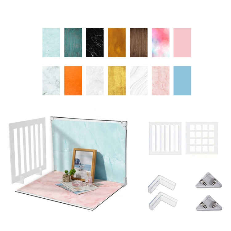 42x29cm Window Pane Background Thickened Photography Props Board, One, Two, Three, Four
